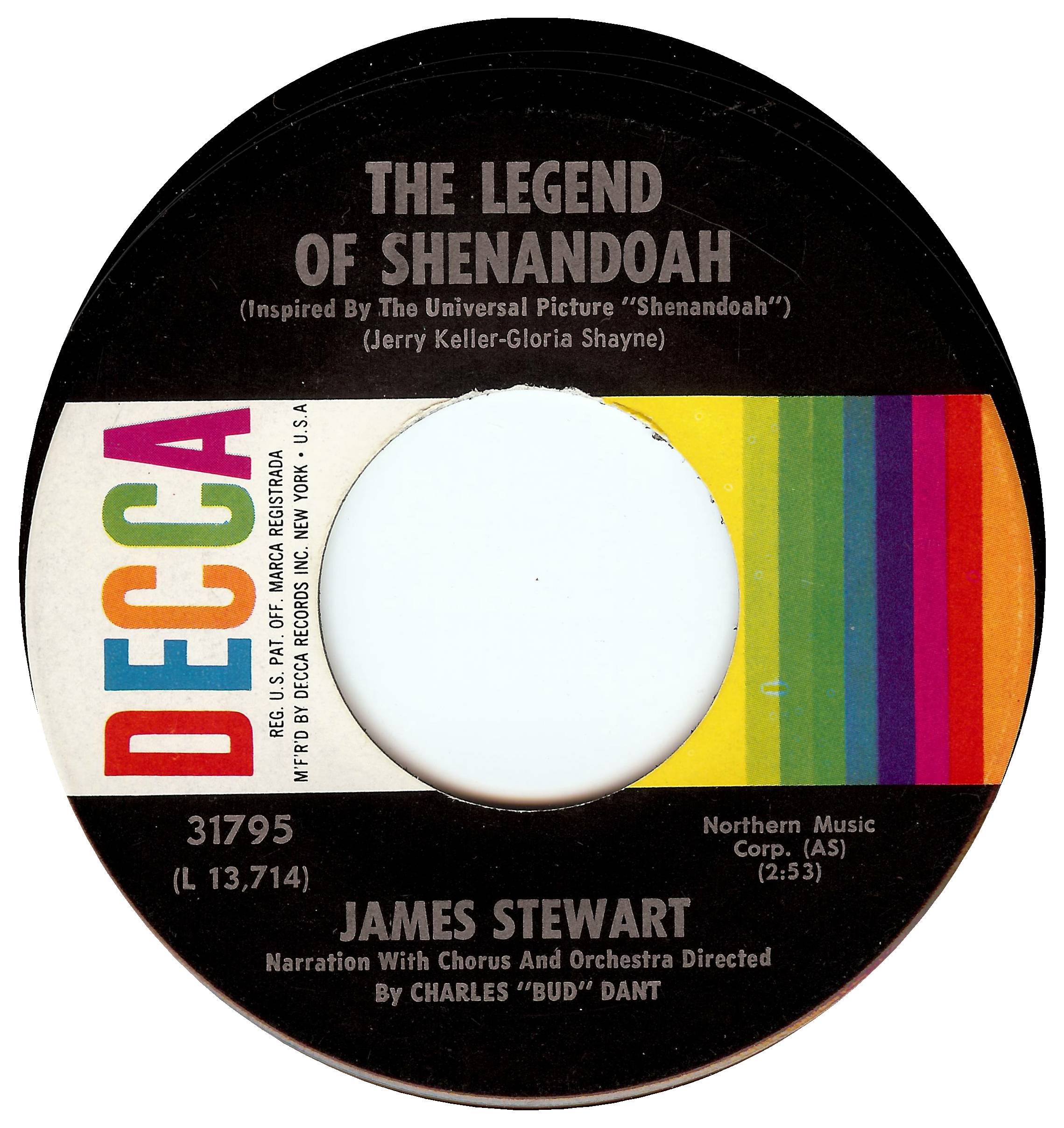 Legend of Shenandoah.Label