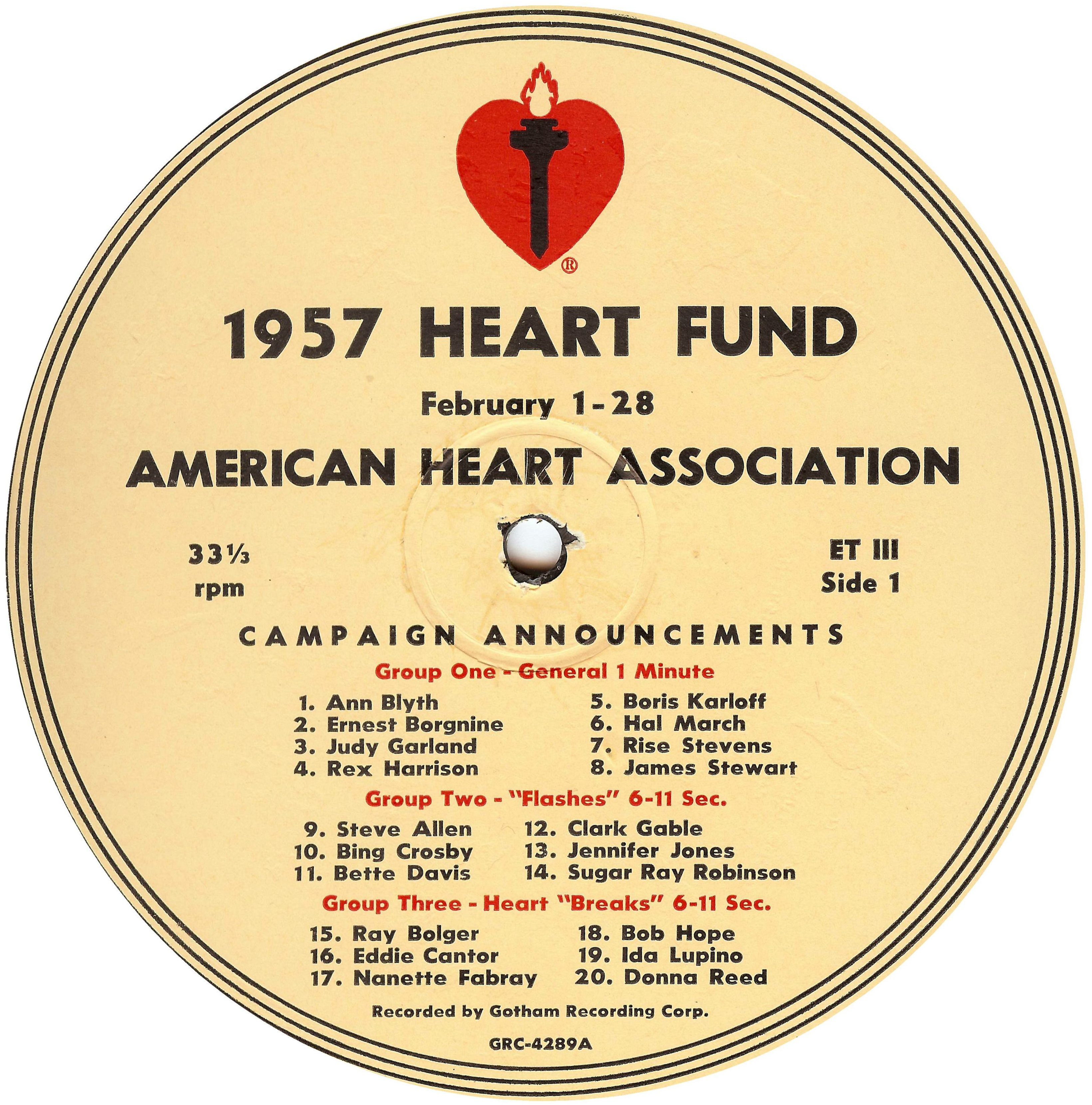 1957 Heart Fund