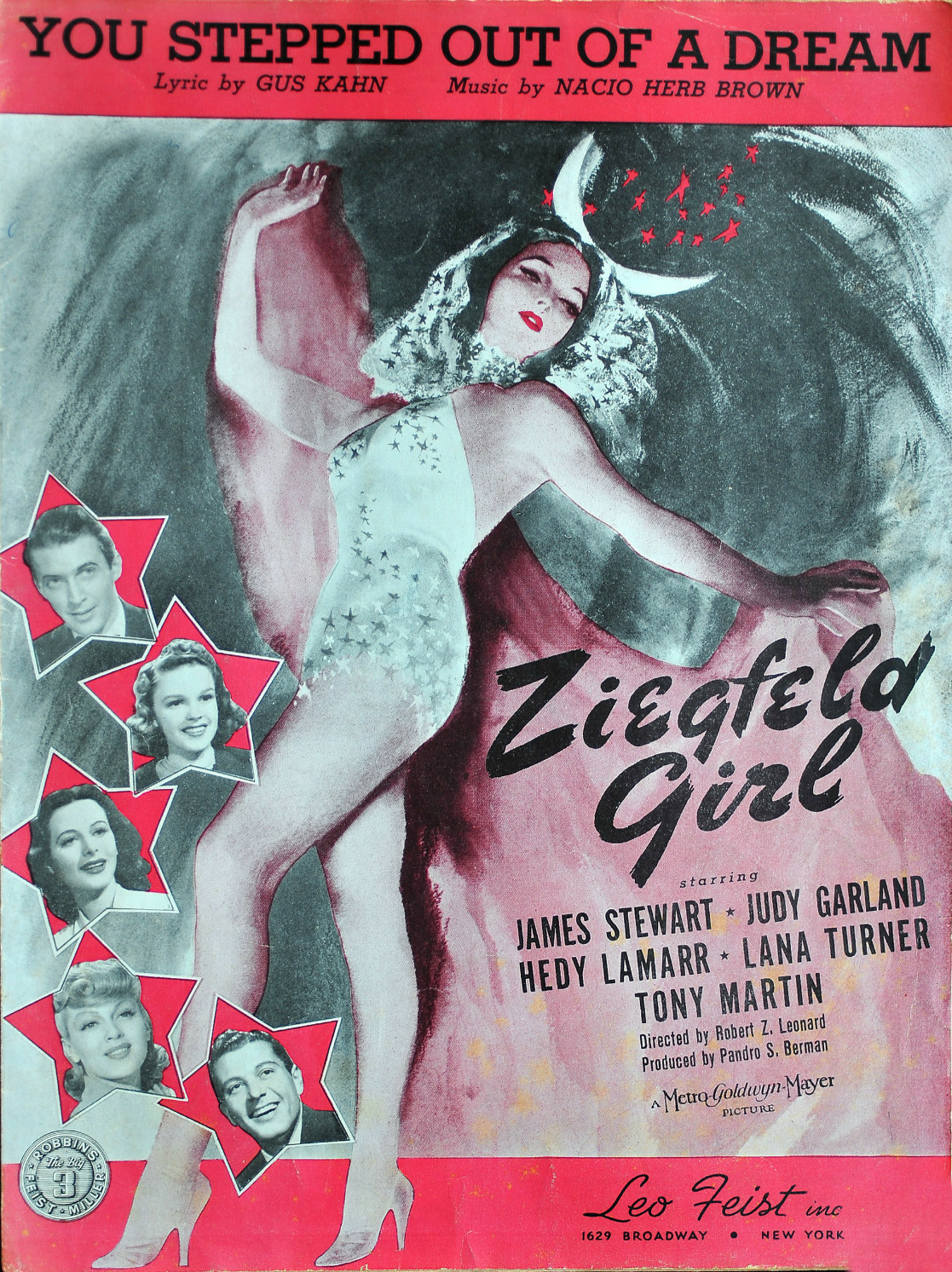 Ziegfeld Girl.Sheet Music